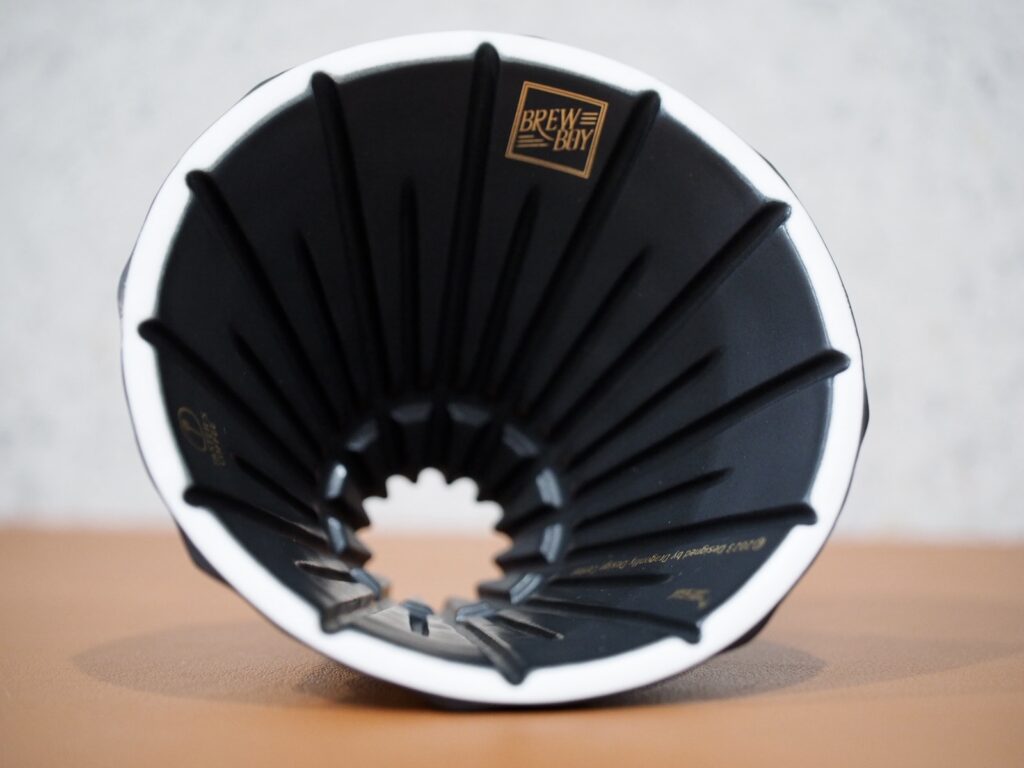 TASTER'S COFFEE CT62 Coffee Dripper Black Detail