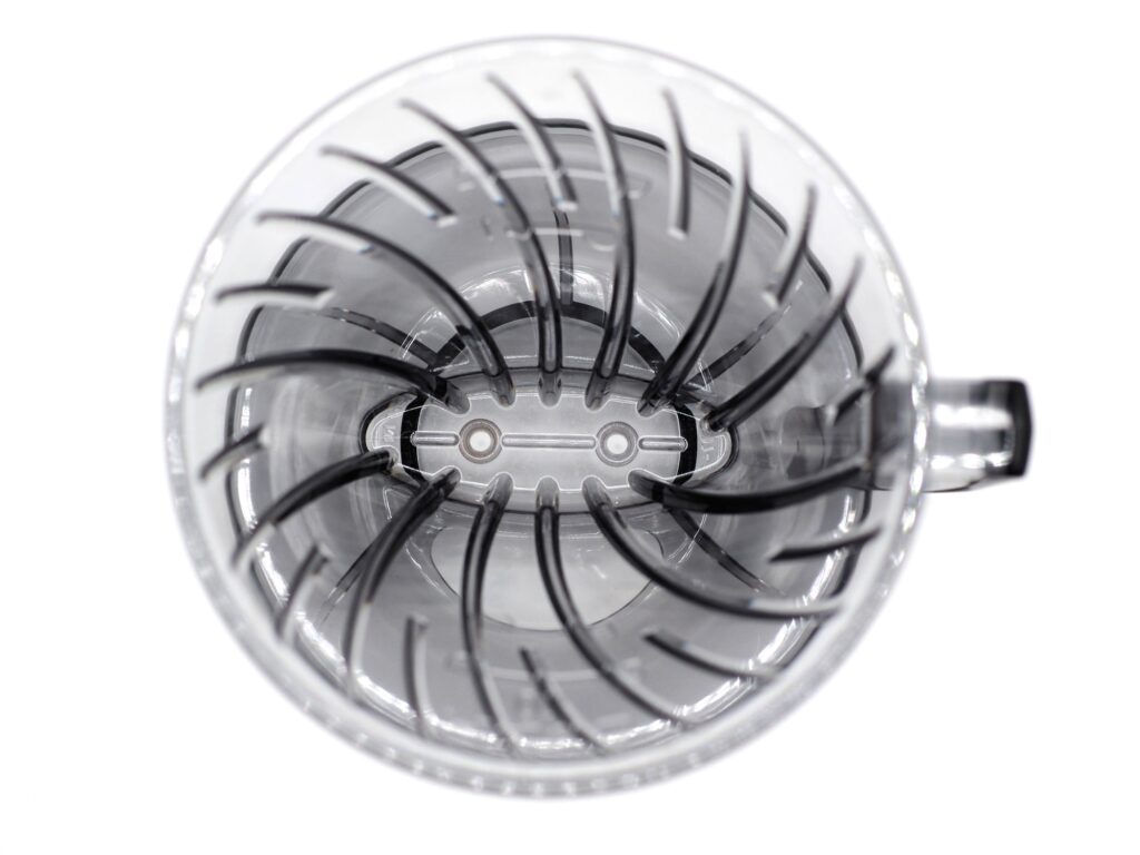 HARIO Coffee Dripper with scale 01 Clear Grey MA-431 (Bestco) Top