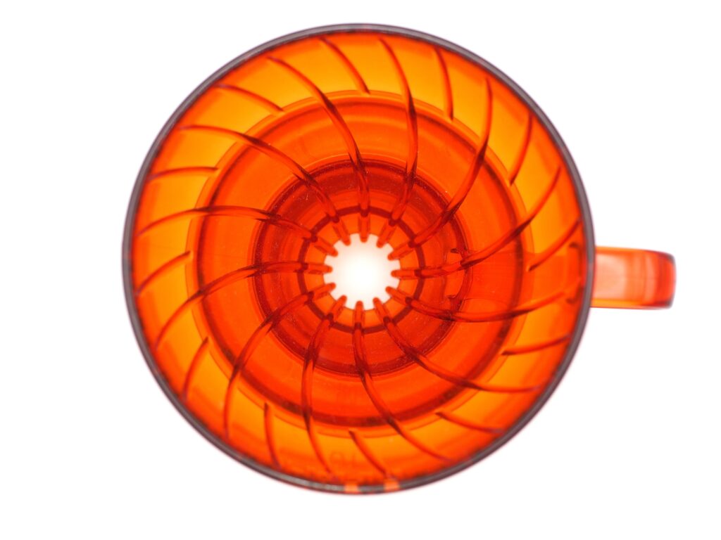 HARIO Taiwan V60 Plastic Coffee Dripper 01 Pang-Yu Liu's Limited Color VD-01-TOR-TW Top