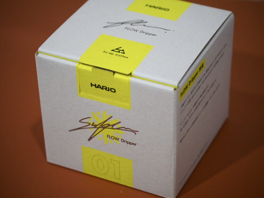 Hario Taiwan x Tri-Up Coffee - FLOW 01 Dripper Detail